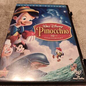 WALT DISNEY'S PINOCCHIO 70TH ANNIVERSARY 2 DVD SET